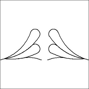 (image for) Half Square Triangle Feathers p2p 2-L04543*